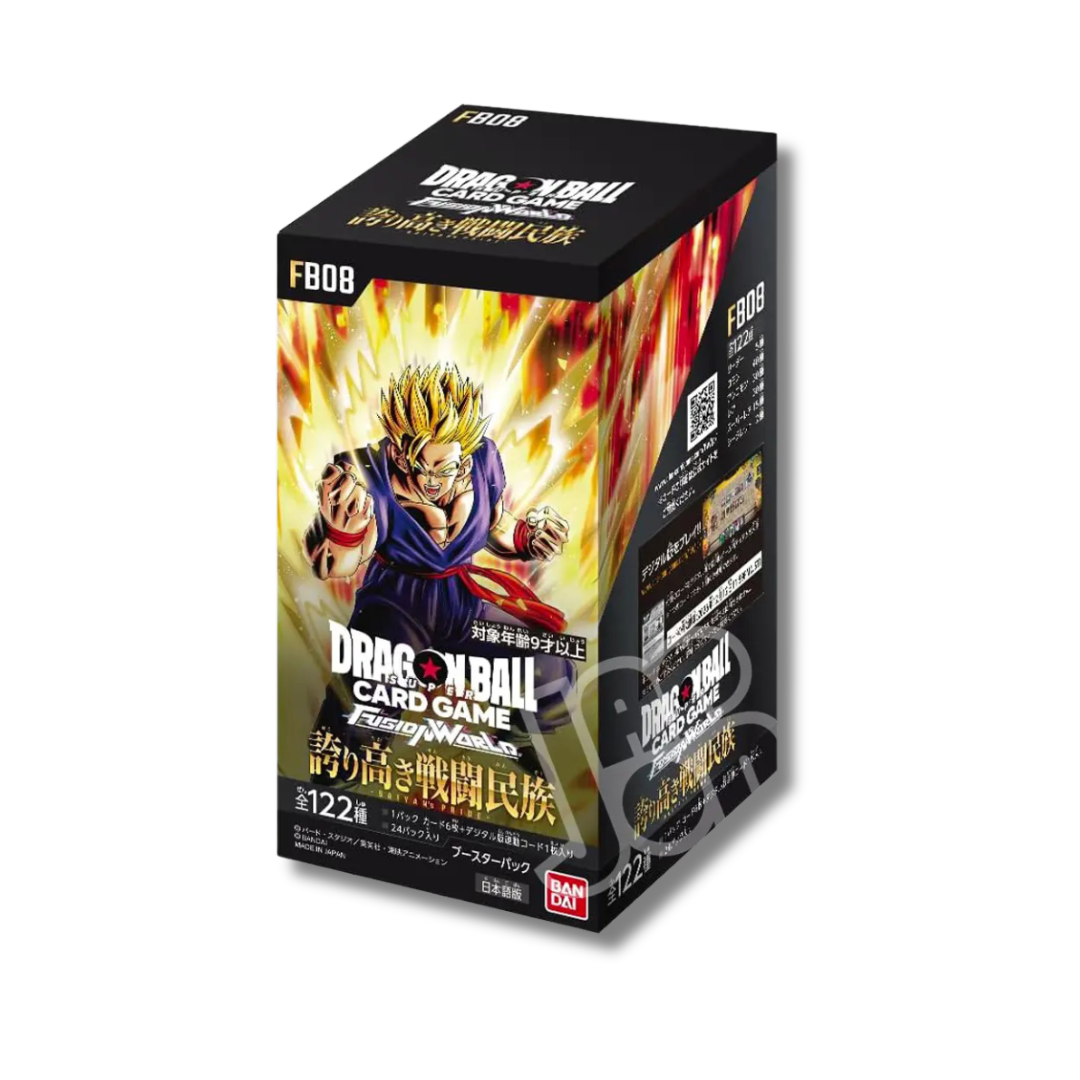 Dragon Ball Fusion World FB08 Sayan's Pride Booster Box 24 Bustine (JP)
