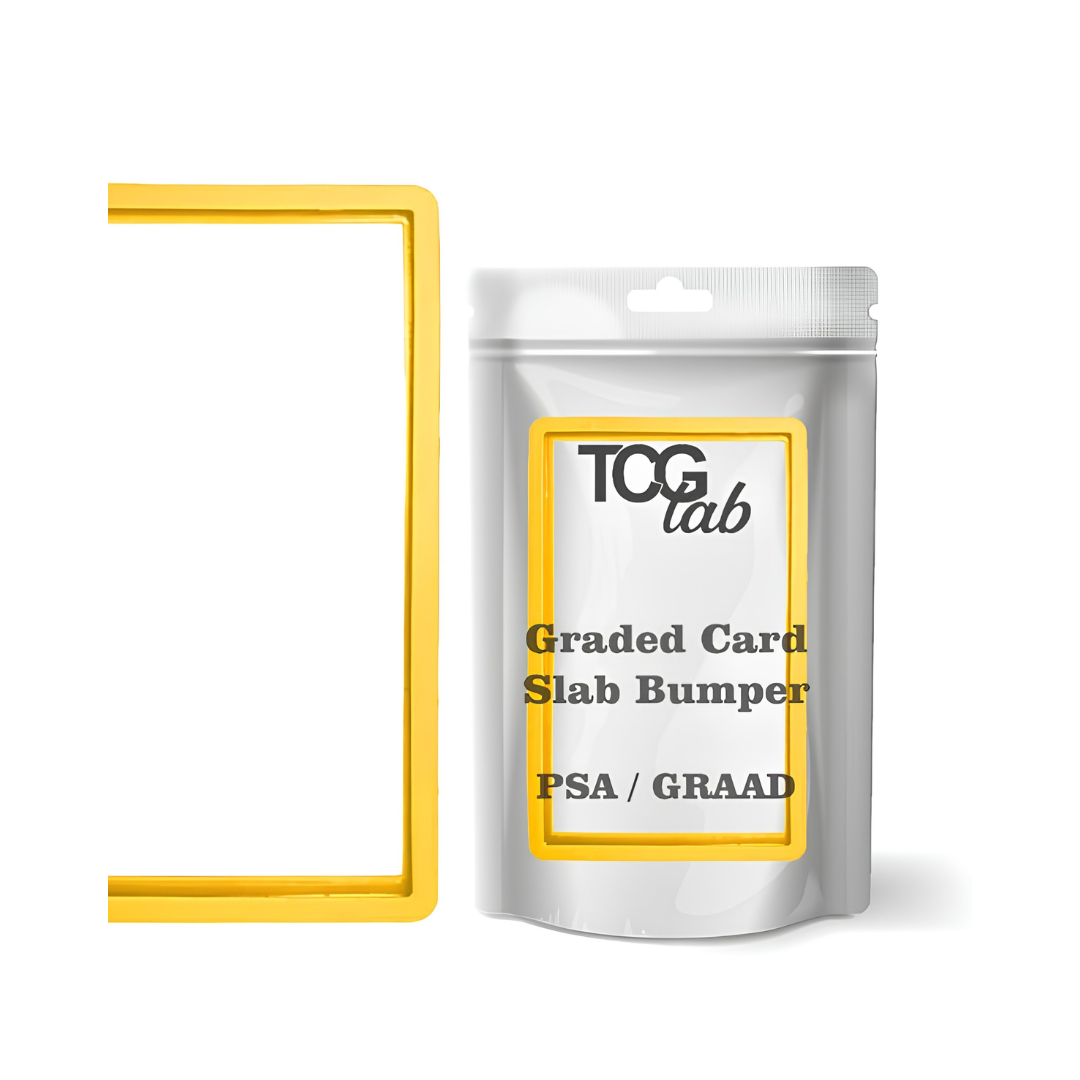 TCG Lab Slab Bumper PSA GRAAD Protezione per Carte Gradate Giallo