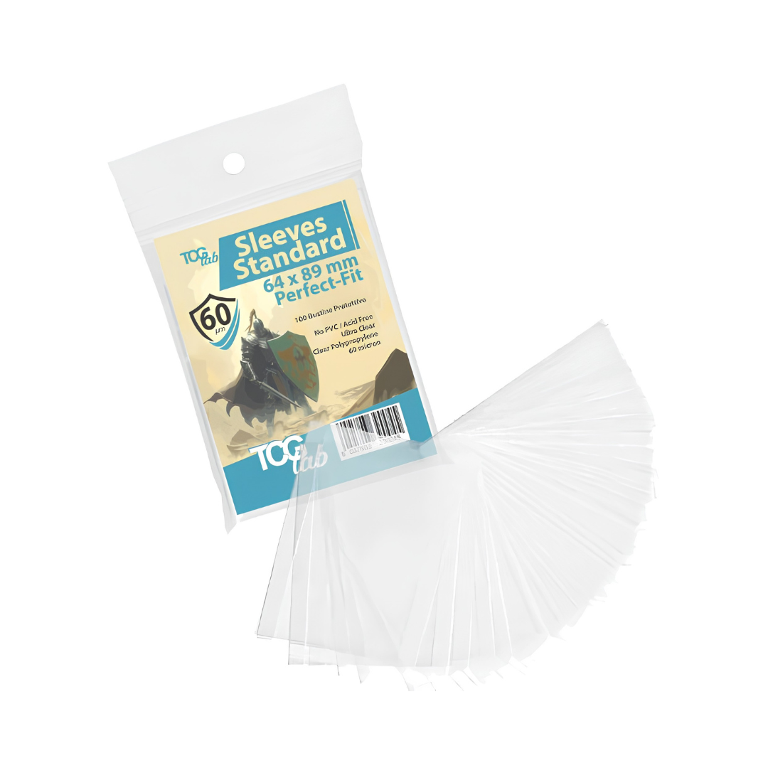 TCG Lab Sleeves Standard Perfect Fit 100 Bustine Ultra Clear - 60 Micron