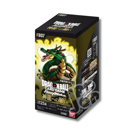 Dragon Ball Fusion World FB07 Wish for Shenron Booster Box 24 Bustine (JP)