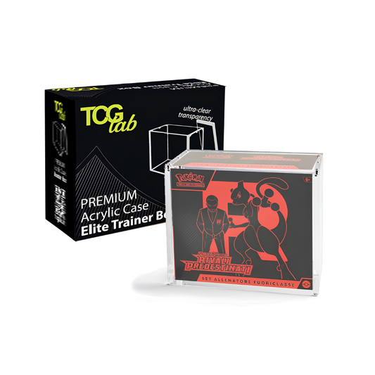 TCG Lab Premium Case Protettivo per ETB Set Allenatore Magnetico in Plexiglass