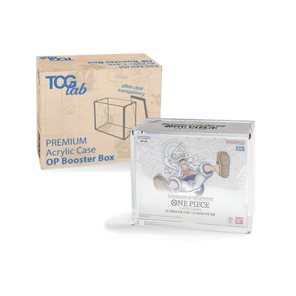 TCG Lab Premium Case Protettivo per One Piece Booster Box Magnetico in Plexiglass