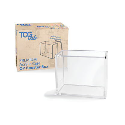 TCG Lab Premium Case Protettivo per One Piece Booster Box Magnetico in Plexiglass