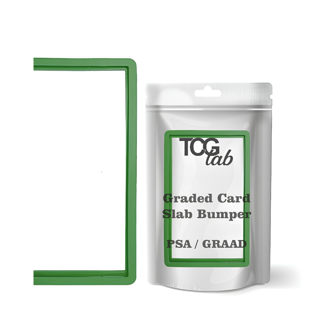 TCG Lab Slab Bumper PSA GRAAD Protezione per Carte Gradate Verde