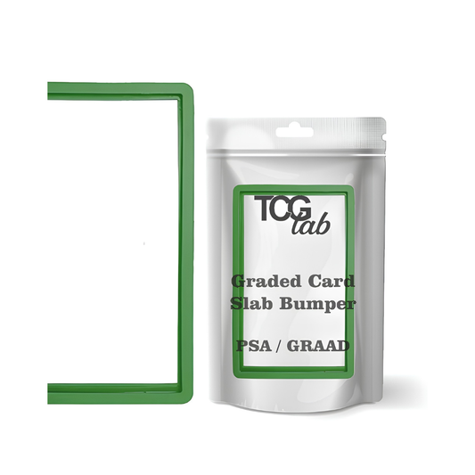 TCG Lab Slab Bumper PSA GRAAD Protezione per Carte Gradate Verde