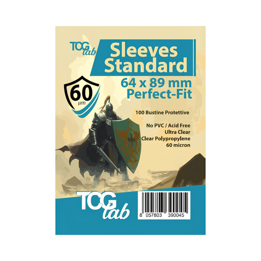 TCG Lab Sleeves Standard Perfect Fit 100 Bustine Ultra Clear - 60 Micron