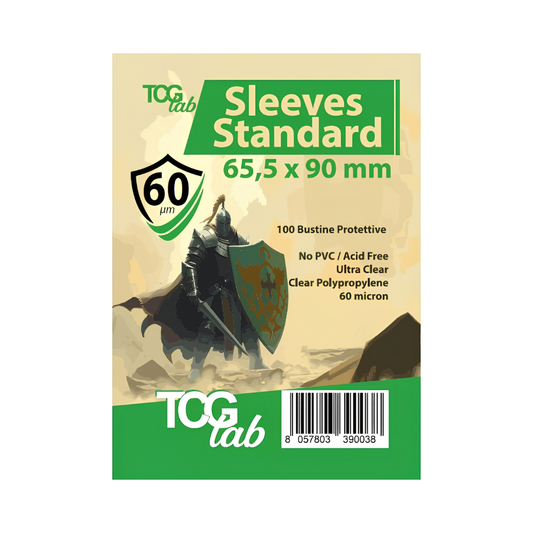 TCG Lab Sleeves Standard Size 100 Bustine Ultra Clear - 60 Micron