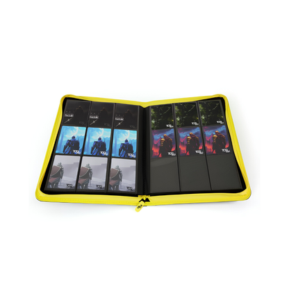 TCG Lab Album Binder 9 Tasche con Zip Gialla 468 Slot - Blue
