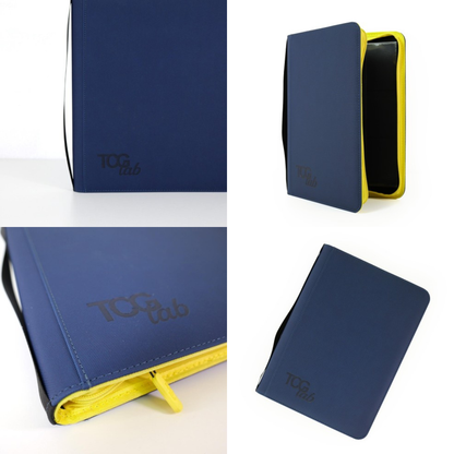 TCG Lab Album Binder 9 Tasche con Zip Gialla 468 Slot - Blue