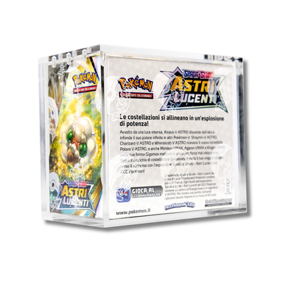Case in Plexiglass Magnetico Trasparente Teca per Display Box 36 Buste Pokemon